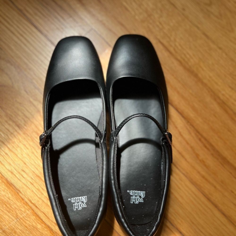 Wild Fable Black Mary Jane Flats